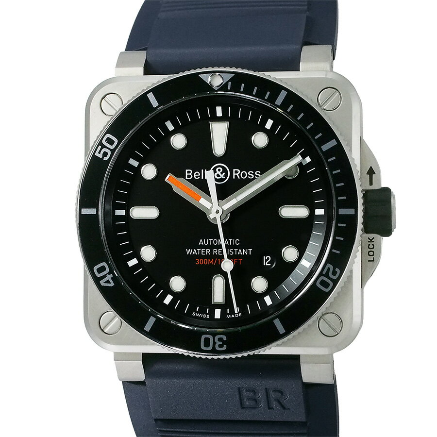 乐天商城 - ベル＆ロス BR03-92 ダイバー BR03-92-DIV Gカード付【中古】【JS1937】