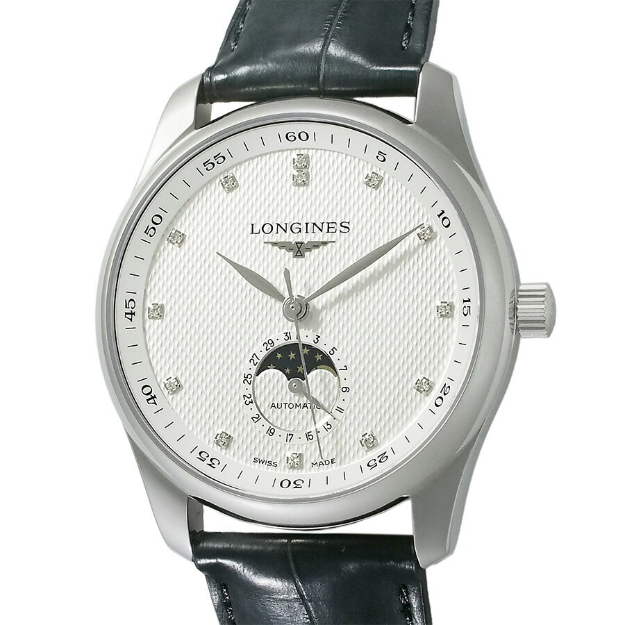 ロンジン マスターコレクション ムーンフェイズ L2.909.4 箱・Gカード付【中古】【JS1967】