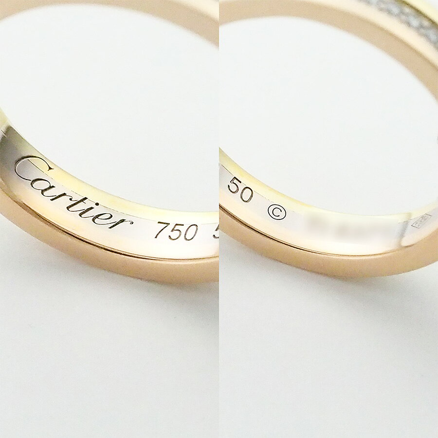 CARTIER ダイヤモンド ルイ カルティエ ヴァンドーム リング K18WG /K18YG/K18PG ...