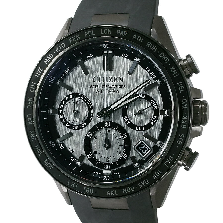ブランドシチズン CITIZEN商品名アテッサ ACT ライン F950-0029S08型番CC4055-14H製造年—文字盤シルバー/ブラック素材チタンサイズケース：44mm (リューズ含まず)厚み：13mm腕周り：最小 約15.5cm 最大 約22.5cmベルト最大幅：2.1cm重量：82g(ベルト込み)ベルトブラック ラバー (純正ベルト・純正尾錠)駆動エコドライブ付属品中箱(スレ)、外箱(小傷、少し汚れ)、保証書(2024/9)ランクA状態／備考ベルト：やや使用感有6ヵ月保証付。※保証の対象はムーブメントの自然故障のみとなります。商品管理番号J1122【JS1973】