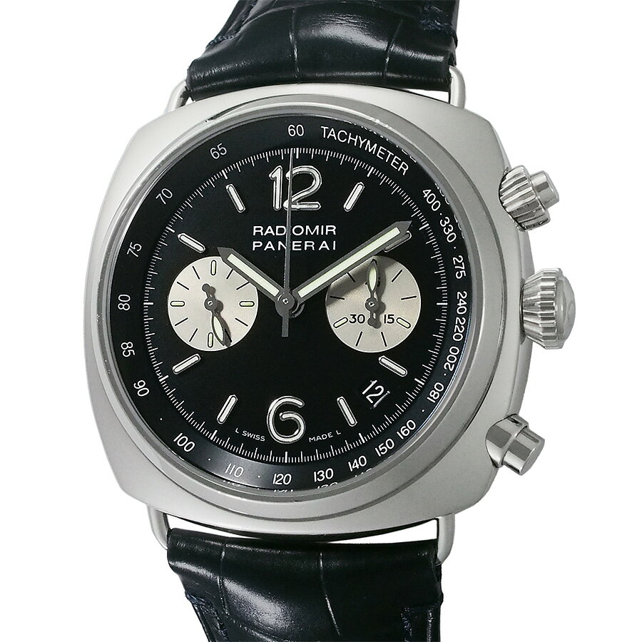 パネライ ラジオミール クロノグラフ F番 230本限定 PAM00163【中古】【JS1983】