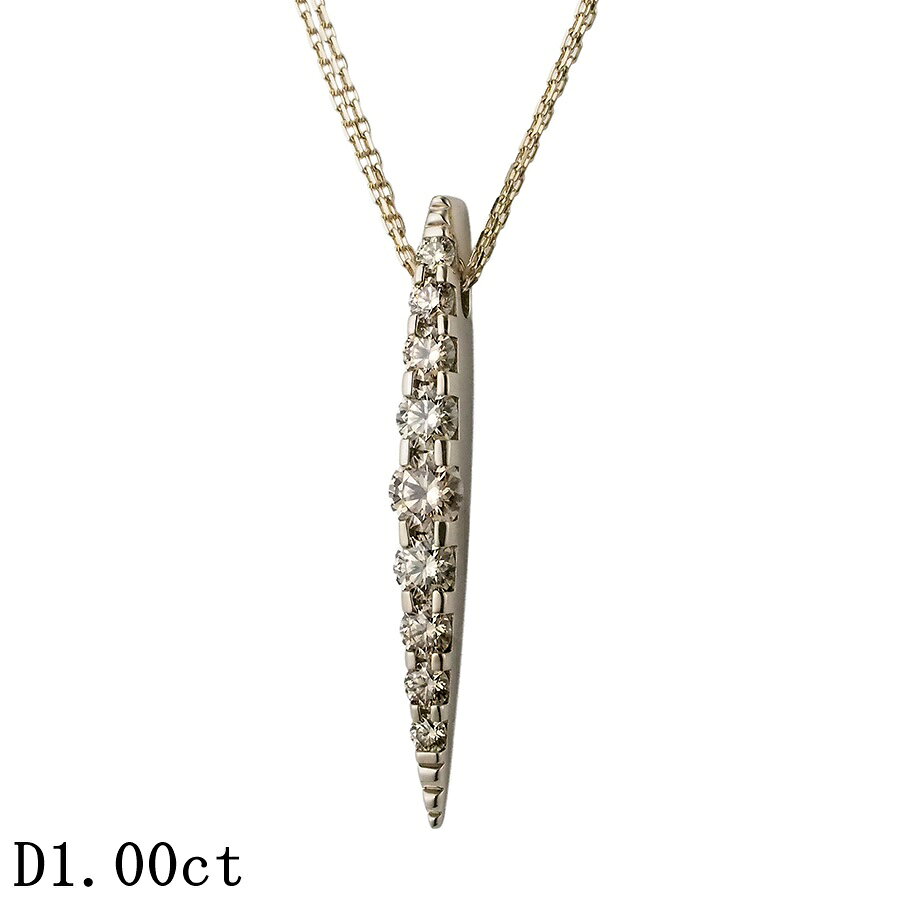 カシケイ ダイヤモンド 1.00ct ネイキッド ネックレス K18BG 中古 JS1984 jw-supply-10033199 Jewel&Watch Supply パッケージ画像
