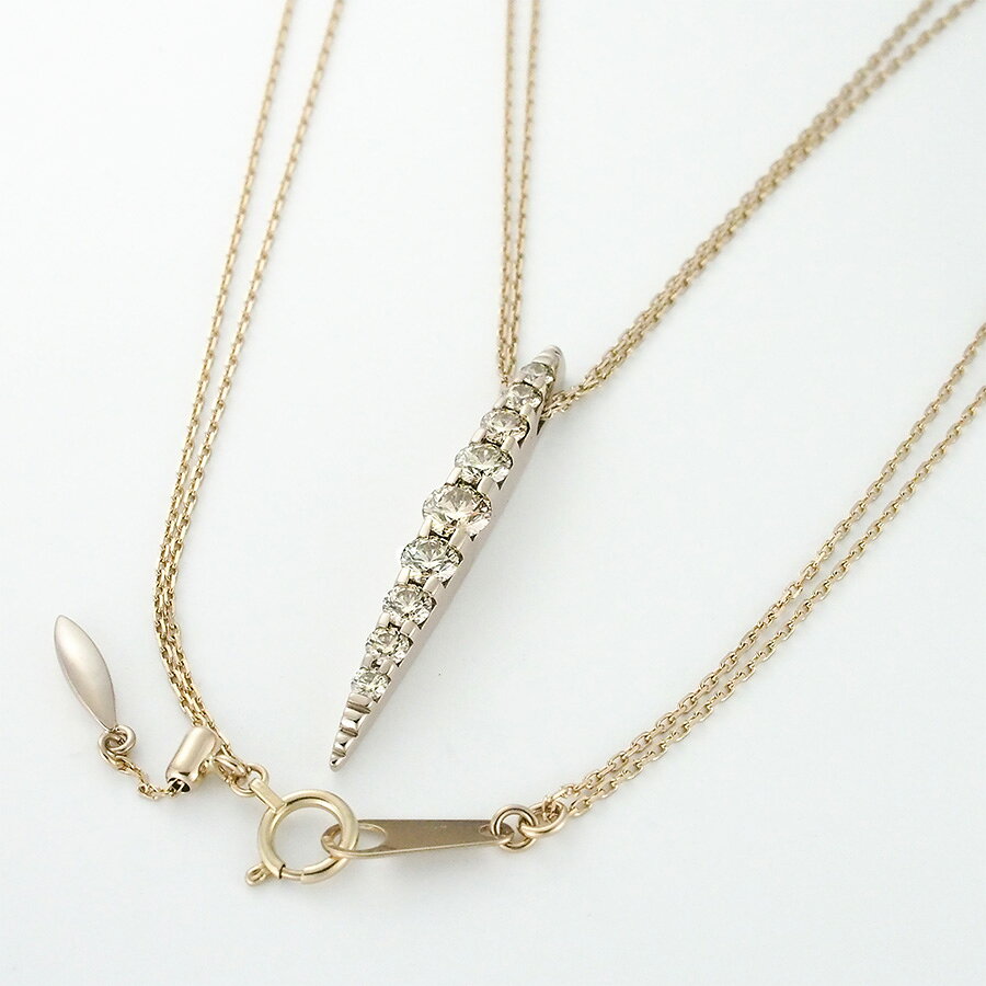 カシケイ ダイヤモンド 1.00ct ネイキッド ネックレス K18BG 中古 JS1984 jw-supply-10033199 Jewel&Watch Supply サンプル画像2