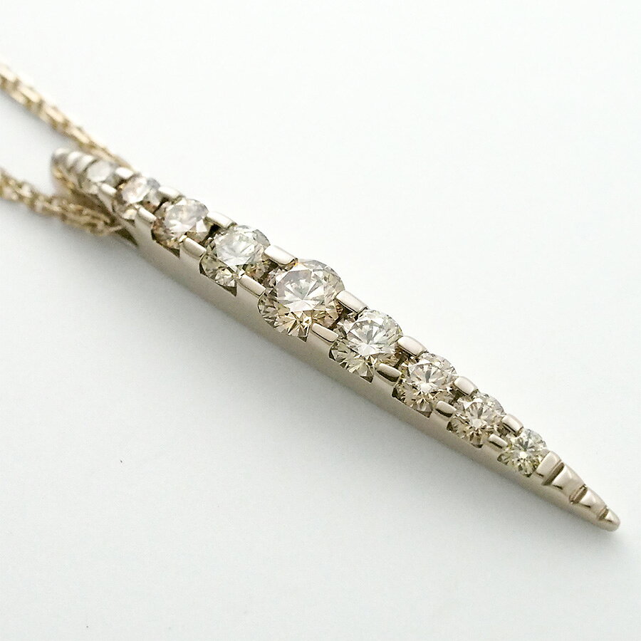 カシケイ ダイヤモンド 1.00ct ネイキッド ネックレス K18BG 中古 JS1984 jw-supply-10033199 Jewel&Watch Supply サンプル画像3