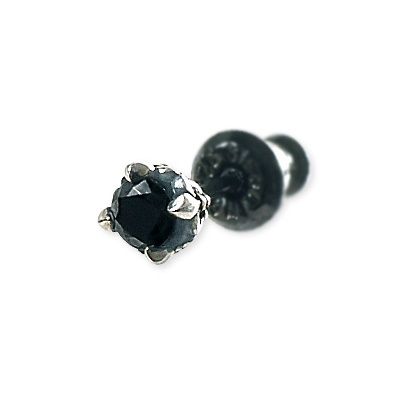 ピアス 片耳用 M's collection エムズコレクション シルバー ブラック 彼氏 メンズ プレゼント ピアス 片耳用 M's collection エムズコレクション シルバー ブラック 彼氏 メンズ プレゼント