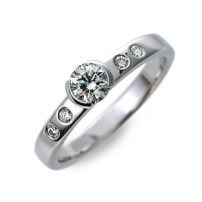 婚約指輪 エンゲージリング プラチナ ダイヤモンド ホワイト 彼女 レディース プレゼント