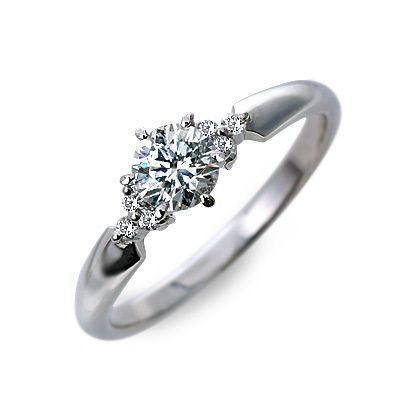 婚約指輪 エンゲージリング プラチナ ダイヤモンド ホワイト 彼女 レディース プレゼント