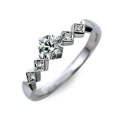 婚約指輪 エンゲージリング プラチナ ダイヤモンド ホワイト 彼女 レディース プレゼント