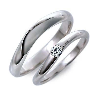 結婚指輪 ペアリング ブランド 結婚指輪 マリッジリング プラチナ ホワイト プレゼント ペアリング カップル 2個セット 結婚指輪 ペア