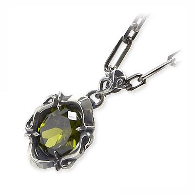 楽天アクセサリー専門店　ジェイウェルFREE STYLE フリースタイル シルバー ネックレス グリーン 彼氏 メンズ プレゼント