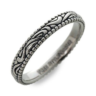 FREE STYLE フリースタイル シルバー リング 指輪 ホワイト 人気 ブランド プレゼント