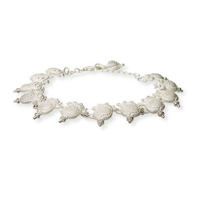 STUDIO GHIBLI スタジオジブリ シルバー ブレスレット ホワイト 彼女 レディース プレゼント