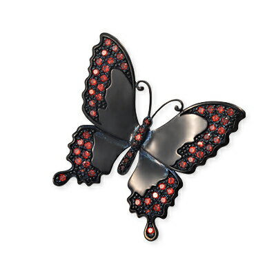 HOLLOOW ホロー シルバー ブローチ キュービック ブラック 彼氏 メンズ プレゼント