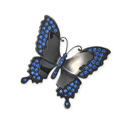 HOLLOOW ホロー シルバー ブローチ キュービック ブラック 彼氏 メンズ プレゼント