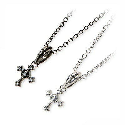 K-SMITH ケイスミス シルバー ペアネックレス 大人 キュービック ブラック クロス ブランド プレゼント..