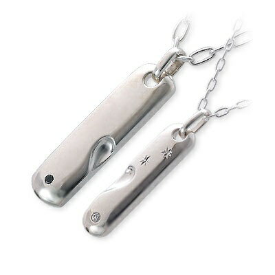 LA PUREZZA ラ・プレッツァ シルバー ペアネックレス 大人 ホワイト 人気 ブランド プレゼント ペアネックレス ブランド 大人 カップル 彼女 彼氏...