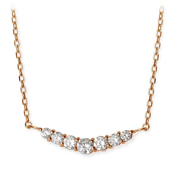 Cubic Zirconia - MU-RA ムーラ シルバー ネックレス シンプル キュービック 彼女 レディース 人気 ブランド プレゼント