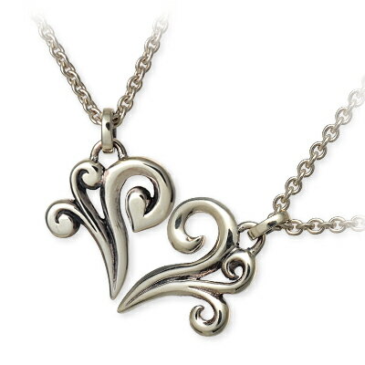 Magische Vissen マジェスフィッセン シルバー ペアネックレス 大人 ホワイト ブランド プレゼント ペアネックレス ブランド 大人 カップル 彼...