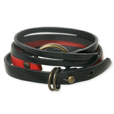 Pimu Factory ピムゥファクトリー ブレスレット レザー 革 ブラック 彼氏 メンズ プレゼント