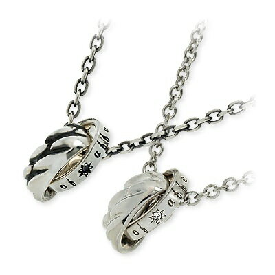 K-SMITH ケイスミス シルバー ペアネックレス 大人 ホワイト 人気 ブランド プレゼント ペアネックレス ブランド 大人 カップル 彼女 彼氏 誕生日 ...