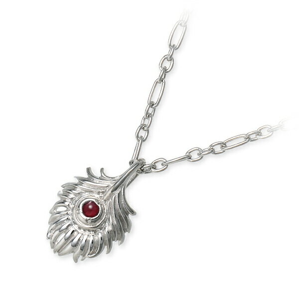 Bizarre ビザール シルバー ネックレス ガーネット ホワイト 彼氏 メンズ プレゼント