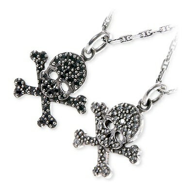 SAINTS Design セインツ シルバー ペアネックレス 大人 キュービック ブラック ブランド プレゼント ペ..