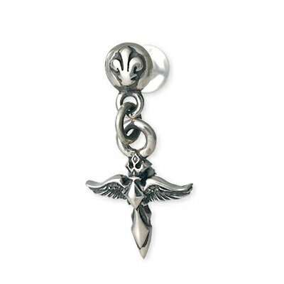 ピアス 片耳用 メンズ WOLFMAN B.R.S ウルフマン シルバー ホワイト ブランド 人気 おしゃれ 彼氏 プレ..