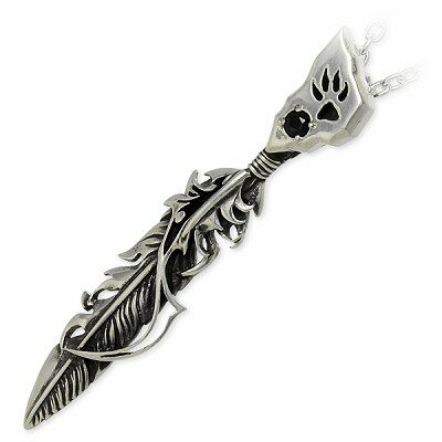 WOLFMAN B.R.S ウルフマン シルバー ネックレス オニキス ホワイト 彼氏 メンズ プレゼント