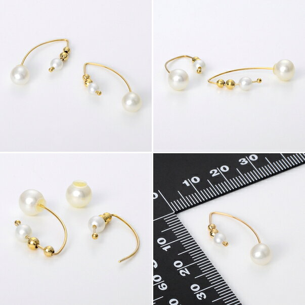 WISP ゴールド ピアス 彼女 レディース 女性 誕生日 記念日 ギフトラッピング ウィスプ 送料無料 プレゼント