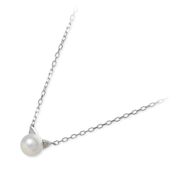 Pearl - 送料無料 me. ホワイトゴールド ネックレス シンプル 彼女 レディース 女性 誕生日 記念日 ギフトラッピング ミー プレゼント