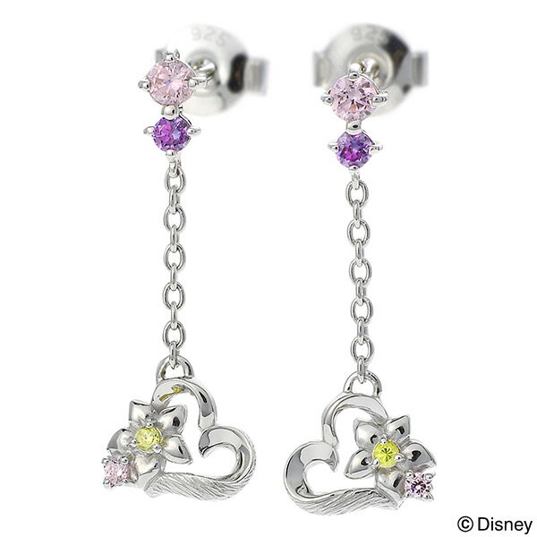 Disney Disney シルバー ピアス ハート 彼女 レディース 女性 誕生日 記念日 ギフトラッピング ディズニー Disneyzone 送料無料 プレゼント
