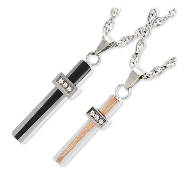 ステンレスペアネックレスMARIA BRIGHT 大人 ペア ネックレス つけっぱなし 金属アレルギー対応 シンプル 誕生日 記念日 ギフトラッピング マリアブ...