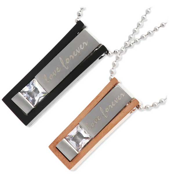 ステンレスペアネックレスMARIA BRIGHT つけっぱなし 金属アレルギー対応 シンプル 大人 ペア 誕生日 記念日 ギフトラッピング マリアブライト 送料...