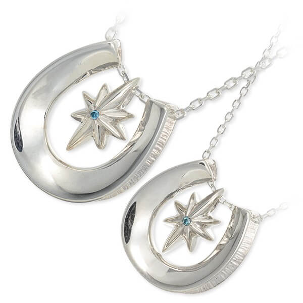 シルバーペアネックレス Blue Cat ペア カップル お揃い 誕生日 プレゼント ペアネックレス ブランド 大人 カップル 彼女 彼氏 誕生日 記念日 ギフ...