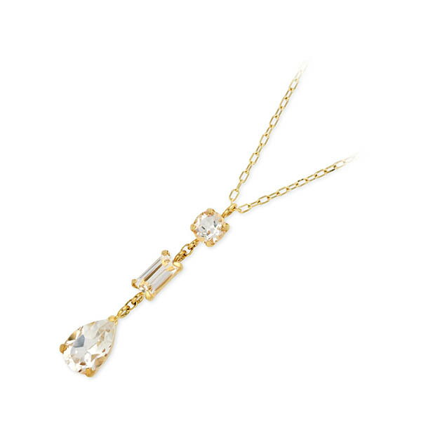 Topaz - ピンキーアンドダイアン イエローゴールドネックレス トパーズ レディース 女性 彼女 プレゼント 誕生日 記念日 ブランド