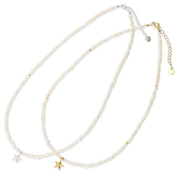 淡水パールネックレス SAINTS ペア カップル お揃い 誕生日 プレゼント ペアネックレス ブランド 大人 カップル シンプル