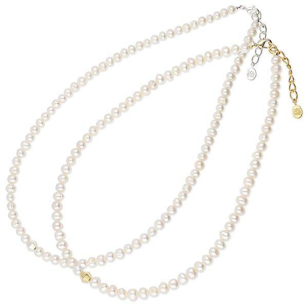 淡水パールネックレス SAINTS ペア カップル お揃い 誕生日 プレゼント ペアネックレス ブランド 大人 カップル シンプル ペアネックレス ブランド 大...