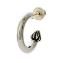 【雑誌SENSE(センス)掲載】Chrome Hearts シルバーピアス EARRING PC HOOP PLAIN SLV メンズ 彼 男性 誕生日プレゼント ギフト