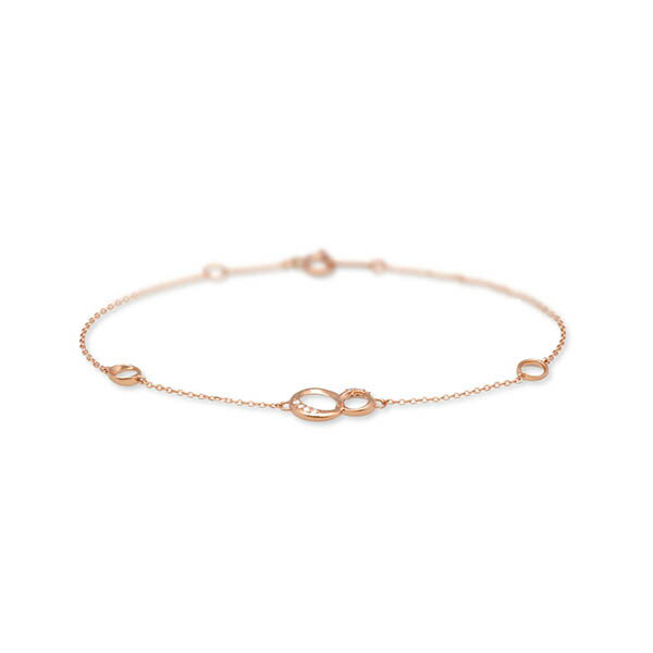 ピンキーアンドダイアン ピンクゴールドブレスレット ダイヤモンド レディース 女性 彼女 プレゼント 誕生日 記念日 ブランド