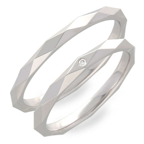 ピンキーアンドダイアン ホワイトゴールドマリッジリング ダイヤモンド レディース 女性 彼女 プレゼント 誕生日 記念日 ブランド