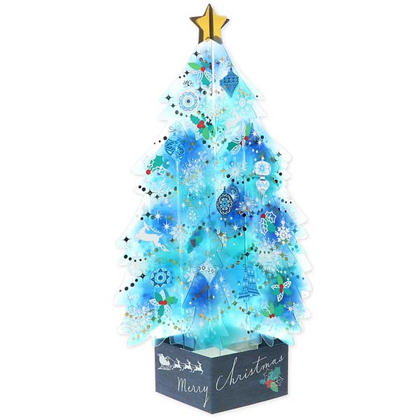 クリスマス(クリスタルブルーツリー) Hallmark レディース 彼女 女性 誕生日プレゼント ギフトメンズ 彼氏 男性 誕生日プレゼント ギフト