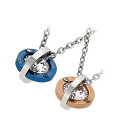 ステンレスペアネックレス Zanipolo Terzini ペア カップル お揃い 誕生日プレゼント ギフト ペアネックレス ブランド 大人 カップル シンプル...