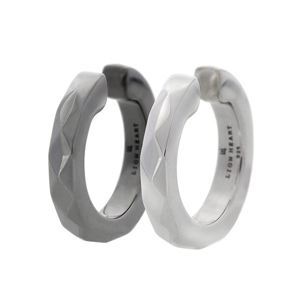イヤーカフ ペア 片耳 2個セット カップル お揃い シルバー LION HEART ライオンハート 男性 女性 彼氏 彼女 誕生日 記念日 プレゼント ギフト