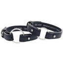 レザーペアブレスレット&シルバーペアリング セット ザ・キッス THE KISS ペア カップル お揃い 誕生日プレゼント ギフト ペアリング カップル 2個セ...