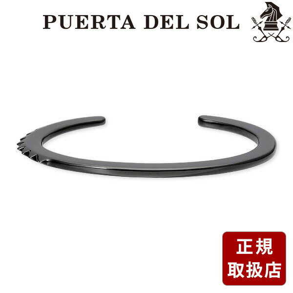 PUERTA DEL SOL プエルタデルソル シルバー ブレスレット ブラック 彼氏 メンズ プレゼント