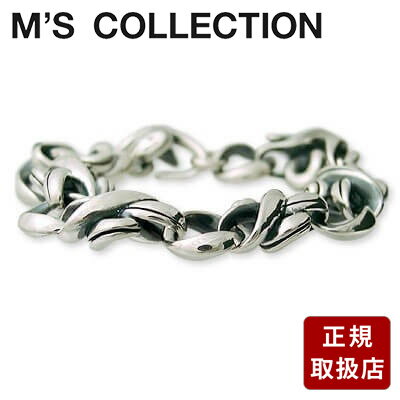 M's collection エムズコレクション シルバー ブレスレット ホワイト 彼氏 メンズ プレゼント
