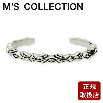 M's collection エムズコレクション シルバー バングル ホワイト レディース プレゼント