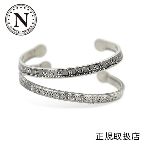 ペアバングル NORTH WORKS シルバー 彼女 彼氏 レディース メンズ カップル ペア 誕生日 記念日 ギフトラッピング ノースワークス 送料無料 プレ...