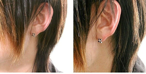 ピアス 片耳用 メンズ Dignest ディグニスト シルバー パーティ 結婚式 ダイヤモン...