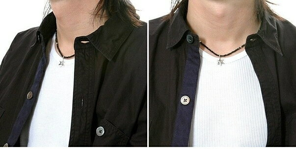 Dignest ディグニスト シルバー ネックレス ブラックスピネル ブラック 彼氏 メンズ プレゼント